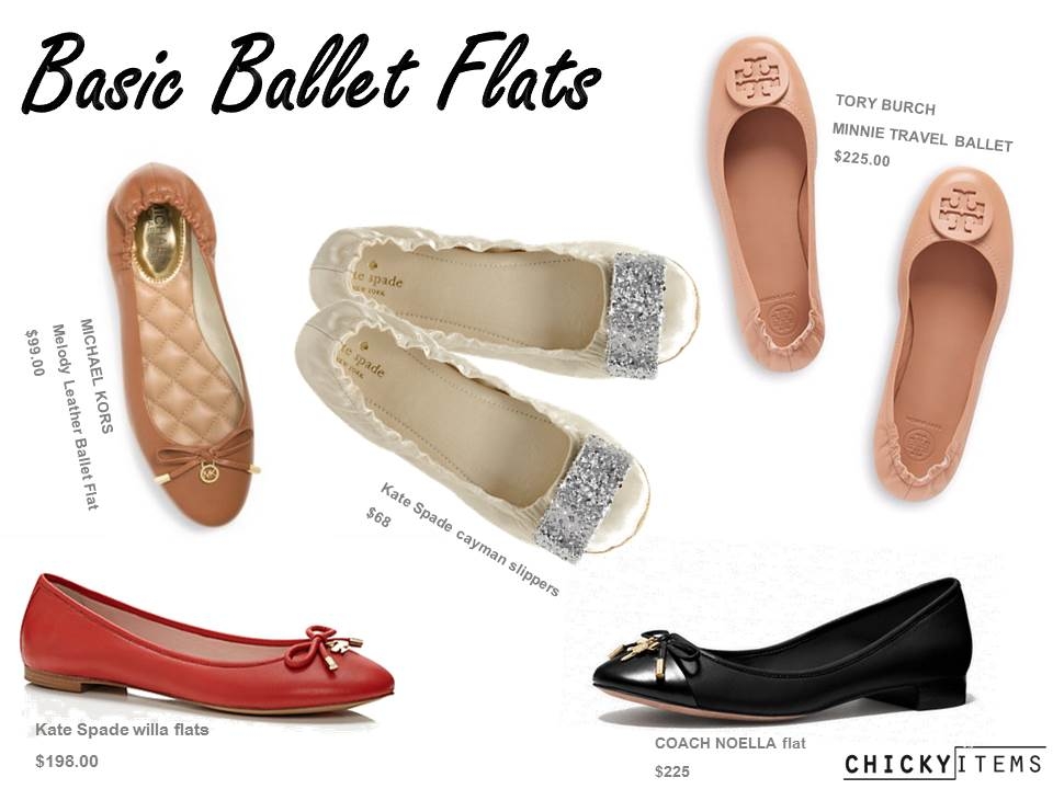 รองเท้า แบบ Basic Ballet flats
