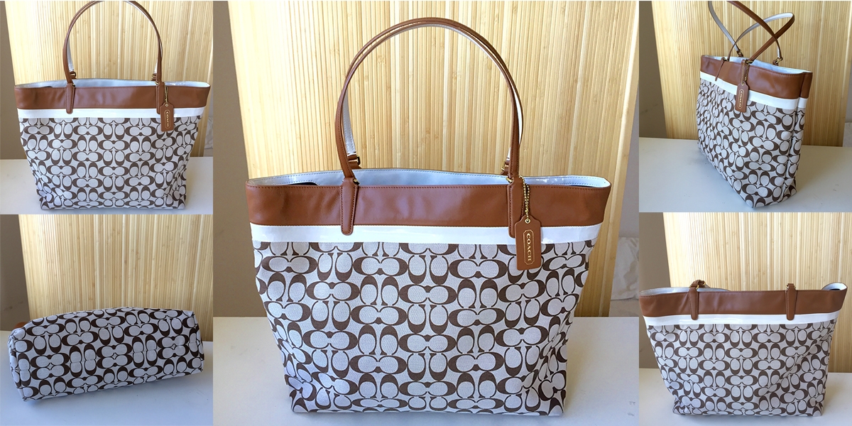 COACH TOTE IN PRINTED SIGNATURE 29423