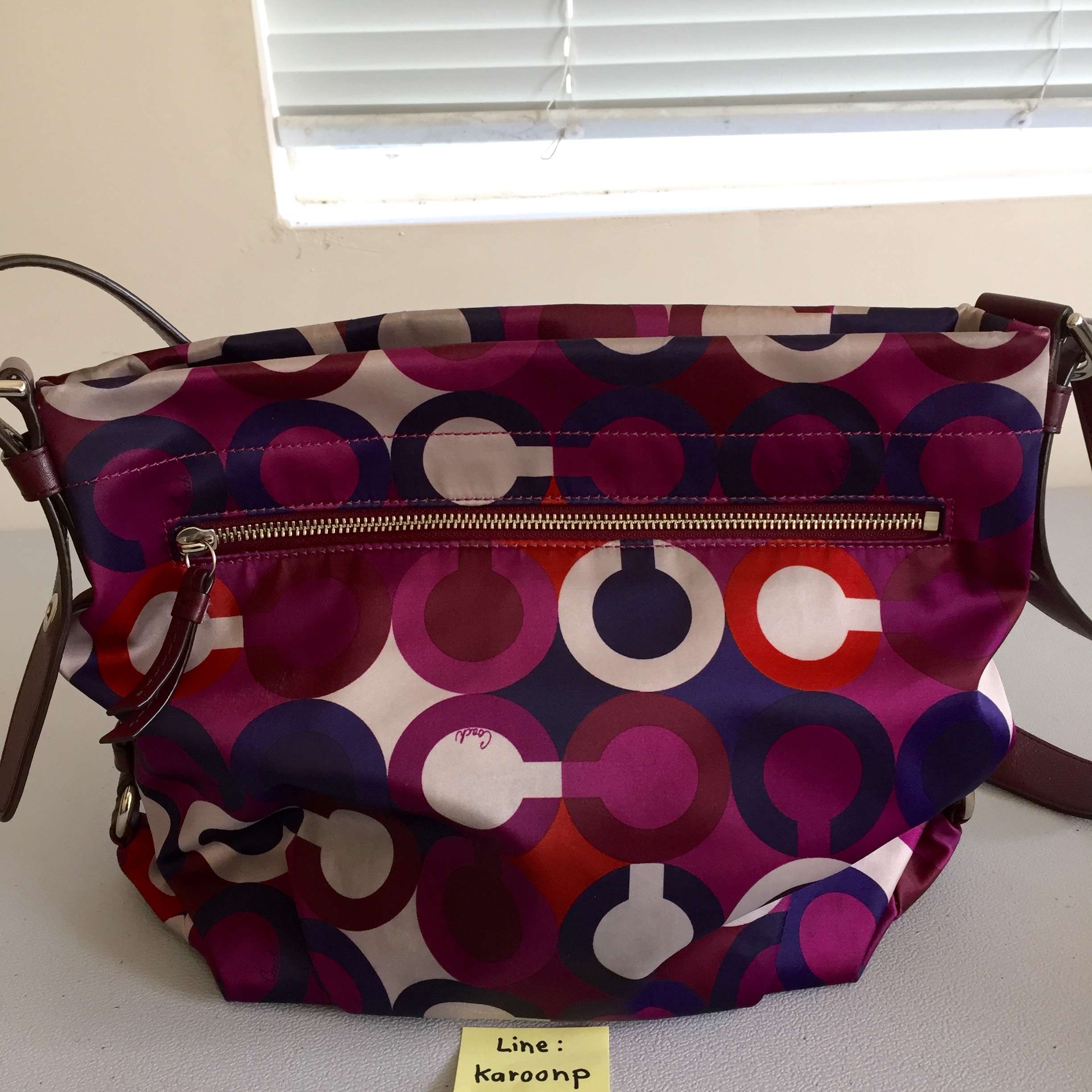 OP ART PRINT DUFFLE (COACH F26928)