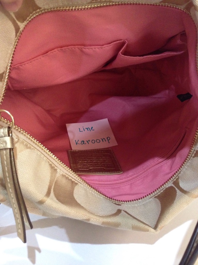 COACH 24CM SIGNATURE DUFFLE