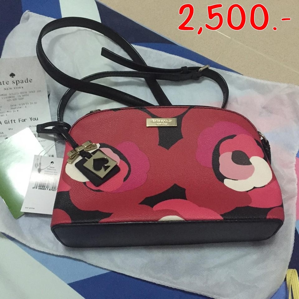 *ราคา 2,500 บาท ยี่ห้อ kate spade *รหัสสินค้า wkru3431 brightwater drive hanna ขนาด 9*6*3 นิ้ว *สภาพ มือ1 100%