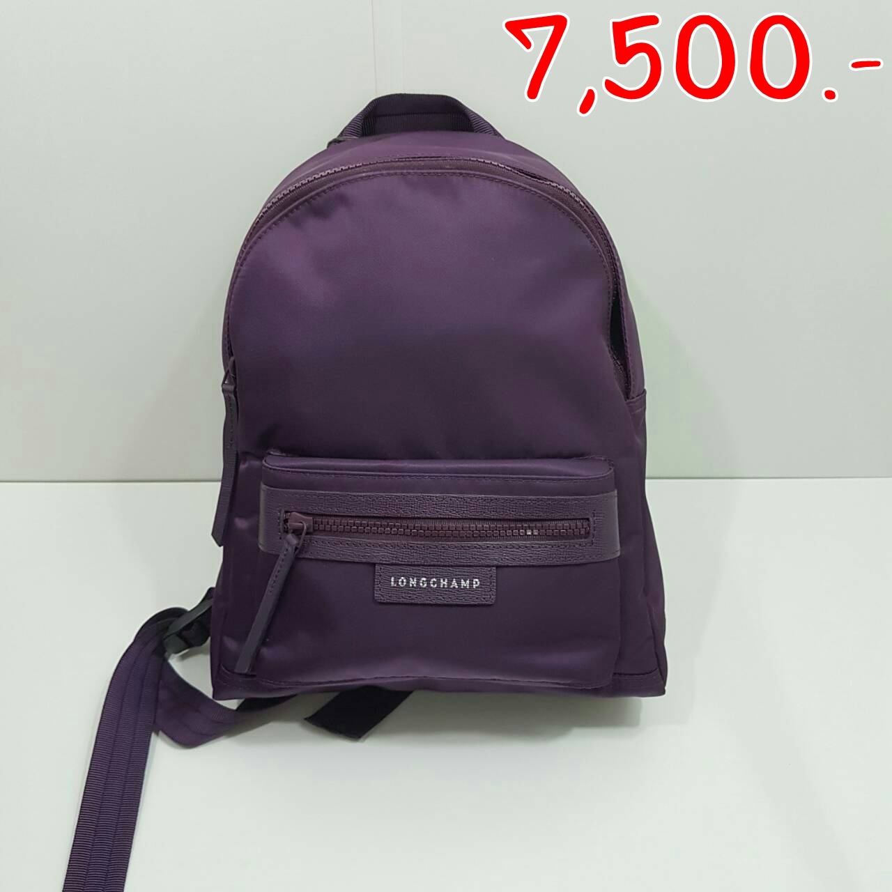 "ราคา 7,500 บา ยี่ห้อ longchamp le pliage neo backpack สี bilberry ขนาด 26×32×12 cm สภาพ 100% ของใหม่ ไม่เคยใช้ "