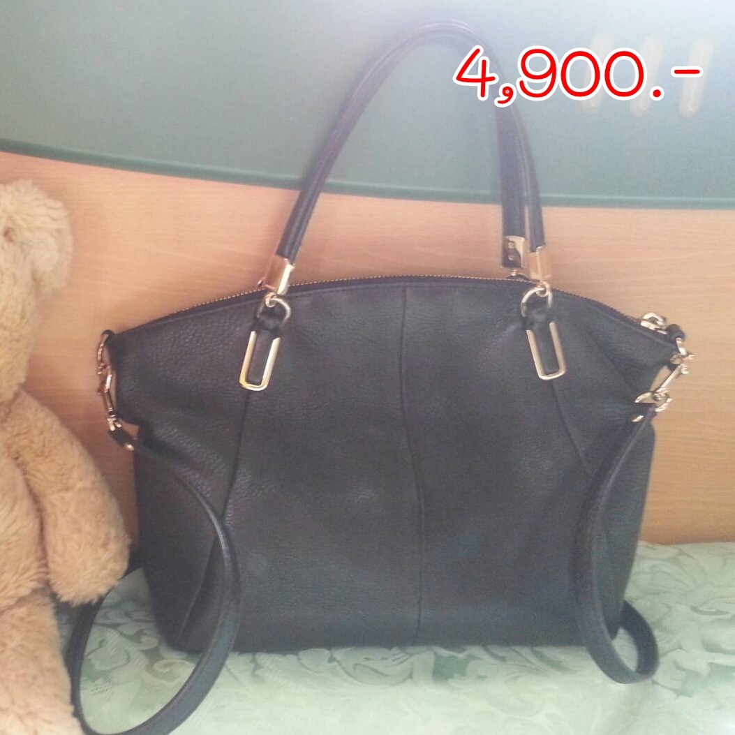 "ราคา 4,900 บาท  coach รหัสสินค้า  F34493 สี ดำ ขนาด 13×8×3 นิ้ว สภาพ 95 % ไม่มีตำหนิ เจ้าของใช้เองไม่กี่ครั้งค่ะ"